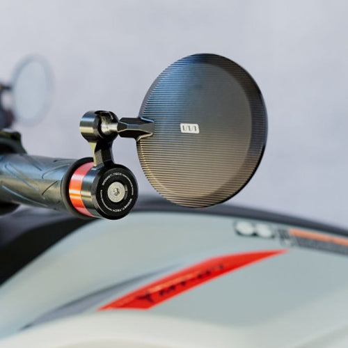Circular Bar End Mirrors for Select Triumph Models